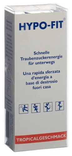 HYPO-FIT, HYPO-FIT Flüssigzucker Tropical Beutel (12 Stk)