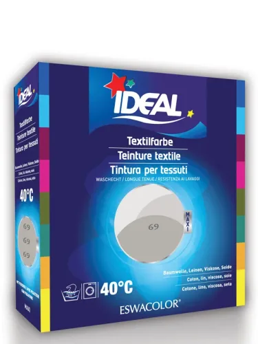 IDEAL, IDEAL MAXI Baumwolle Color No69 hellgrau (1 Stk)