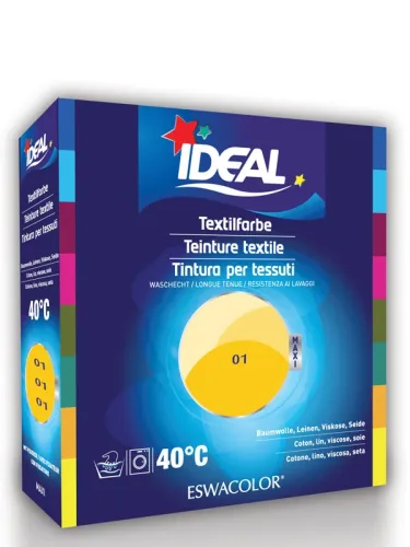IDEAL, IDEAL MAXI Baumwolle Color No01 gelb (1 Stk)
