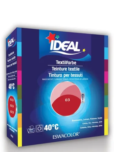 IDEAL, IDEAL MAXI Baumwolle Color No03 zinnober (1 Stk)