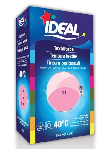 IDEAL, IDEAL MINI Baumwolle Color No31 rose (1 Stk)