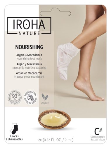 iroha, IROHA Hands & Feet Foot Mask Socks Nourishing (2 x 9 ml)