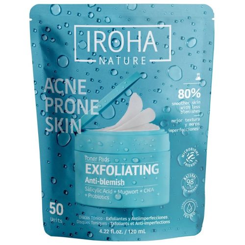 iroha, iroha - Acne Prone Toner Pads Salycilic Acid, 50 Stück