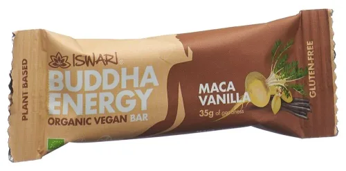 ISWARI, ISWARI Maca & Vanille Buddha Energy Riegel Rohkost Bio (35g)