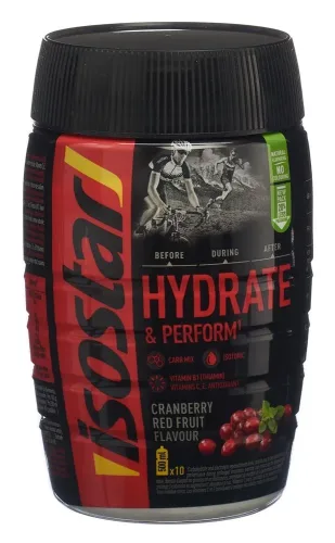 isostar, isostar Hydrate & Perform Pulver Cranberry (400g)