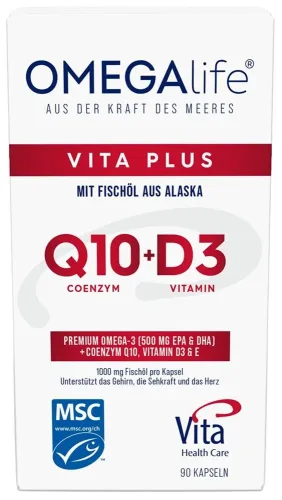 Vita Care AG, OMEGA-LIFE Vita Plus Kapseln (90 Stk)