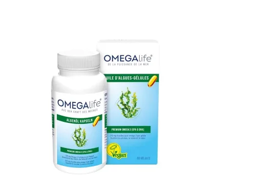 Omega-Life, OMEGA-LIFE Algenöl Kapseln (60 Stk)