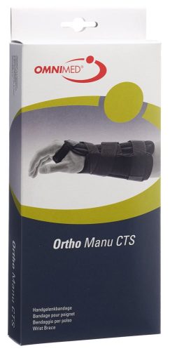 OMNIMED, OMNIMED Ortho Manu CTS Handgelenk Bandage, Grösse M, 22cm rechts schwarz (1 Stk)
