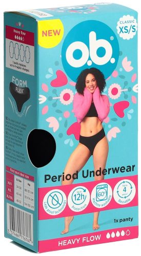 o.b., o.b. - Periodenslip XS/S, für Damen, Größe XS/S