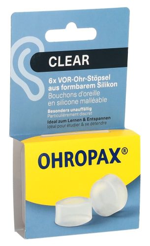 OHROPAX, OHROPAX Ohrstöpsel Silicon Clear (6 Stk)