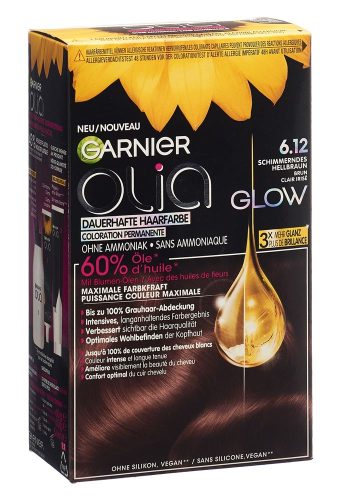 Garnier Olia, GARNIER Olia Haarfarbe 6.12 Schimmerndes Hellbraun (1 Stk)