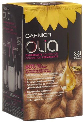 Garnier Olia, Garnier Olia Haarfarbe 8.31 Golden Ashy Blond (1 Stk)