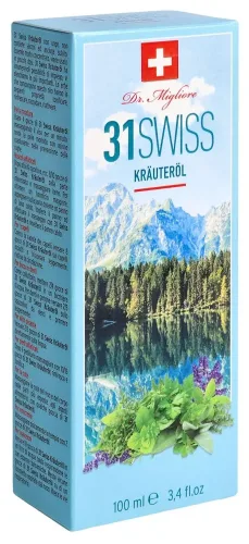 Olio 31 Original Swiss Kräuteröl 100 ml
