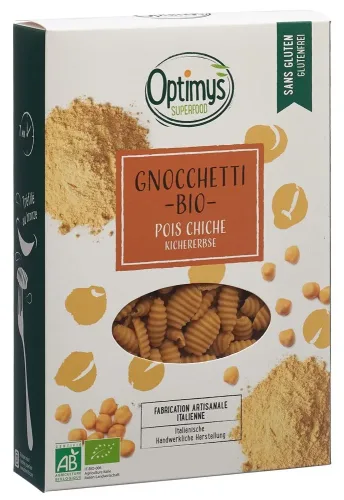 OPTIMYS, OPTIMYS Gnocchetti Kichererbsen Bio (250g)