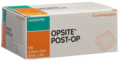 Opsite, OPSITE Post OP Folienverband Steril 6.5cmx5cm (100 Stk)