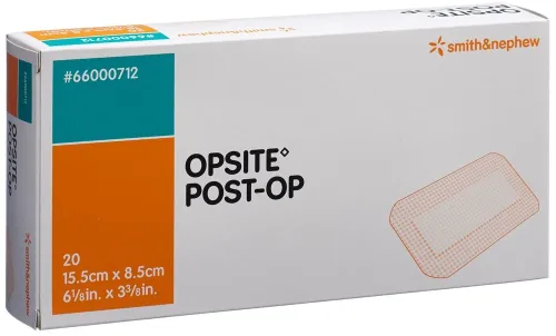 Opsite, OPSITE Post OP Folienverband, steril, 15.5cmx8.5cm (20 Stk)