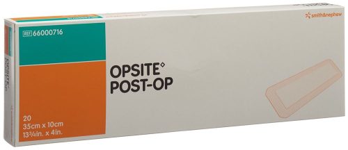 Opsite, OPSITE Post OP Folienverband Steril 35cmx10cm (20 Stk)