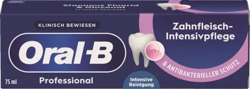 Oral-B, Oral-B - Zahnfleisch-Intensivpflege & Antibakterieller Schutz Zahncreme, Professional Zahnfleisch-Intensivpflege & Antibakterieller Schutz Intensive Rein, 75 ml