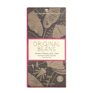 ORIGINAL BEANS, ORIGINAL BEANS Piura Porcelana Schokolade dunkel Bio (70g)