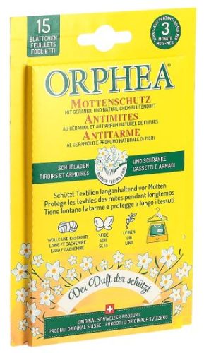 ORPHEA, Orphea Mottenschutz Aufhänger Blüten | 2 Stück