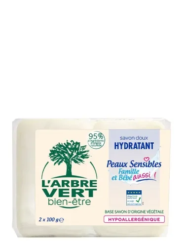 L'ARBRE VERT, L'ARBRE VERT Öko Seife Empfindliche Haut (2x100g)
