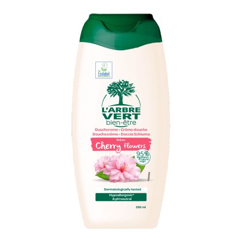 L'ARBRE VERT, L'ARBRE VERT Ökologisches Duschgel Kirschblüten (260ml)