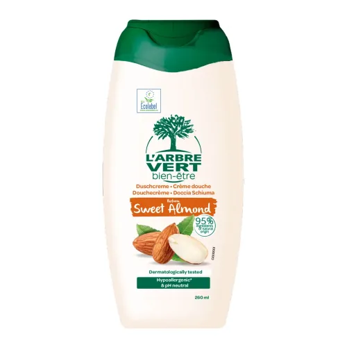 L'ARBRE VERT, L'ARBRE VERT Ökologisches Duschgel Süsse Mandel (260ml)