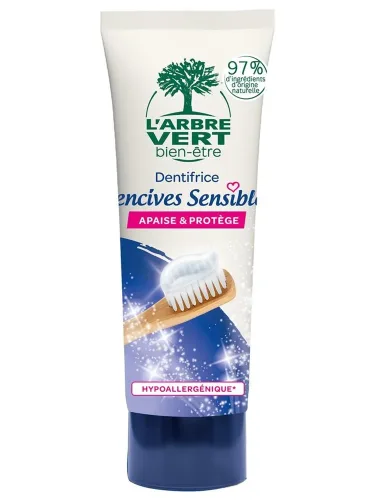 L'ARBRE VERT, L'ARBRE VERT Zahnpasta für empfindliches Zahnfleisch (75ml)
