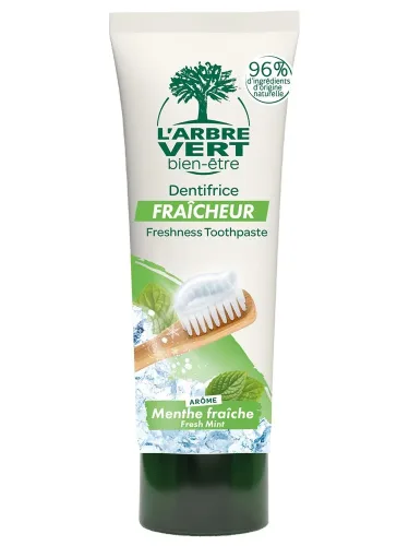 PDM to be maintained, L'arbre Vert Zahnpasta Frische