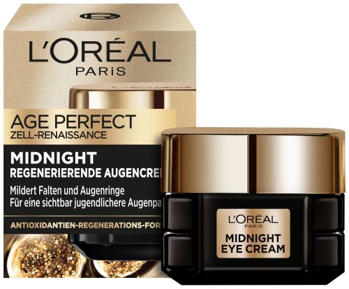 L'Oréal Paris, L'Oréal Paris - Age Perfect Zell-Renaissance Midnight Augencreme, 15 ml