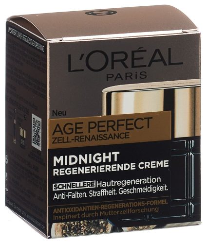 L'Oréal Paris, L?Oréal Paris Age Perfect Zell-Renaissance Midnight Creme Nachtcreme 50 ml Damen