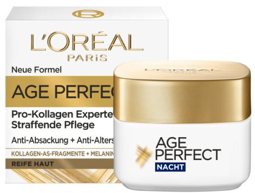L'Oréal Paris, L?Oréal Paris Age Perfect Pro-Kollagen Experte Straffende Pflege Nachtcreme 50 ml Damen