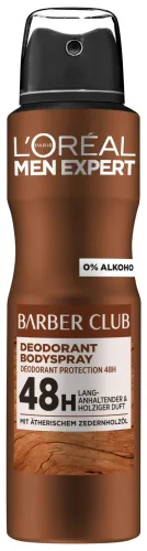 L´OrÉal Men Expert, L´OrÉal Men Expert Barber Club 48H Anti-Transpirant mit holzigem Duft Deodorants 150 ml Herren