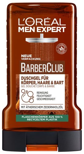 L´OrÉal Men Expert, L´OrÉal Men Expert Barber Club für Körper, Haare und Bart mit Zedernholzöl Duschgel 250 ml Herren