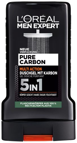 L´OrÉal Men Expert, L´OrÉal Men Expert Pure Carbon 5in1 mit Karbon Duschgel 250 ml