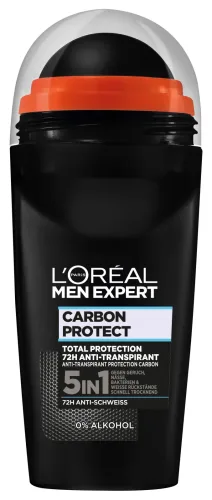 L´OrÉal Men Expert, L´OrÉal Men Expert Roll-On Carbon Protect 72H 5in1 Total Protection Körperpflege 50 ml Herren