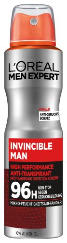 L´OrÉal Men Expert, L´OrÉal Men Expert Invincible Man 96H Anti-Transpirant High Performance Körperpflege 150 ml Herren