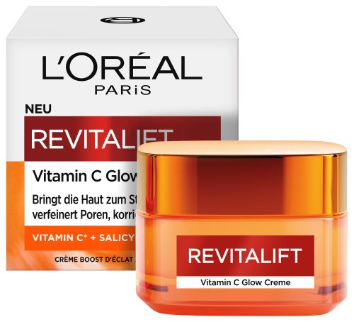 L´Oréal Paris, L'Oréal Paris RevitaLift Vitamin C Glow Creme, 50.0ml