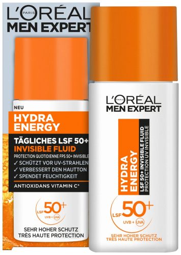 L´OrÉal Men Expert, L´OrÉal Men Expert Hydra Energy LSF 50+ Gesichtscreme 50 ml Herren