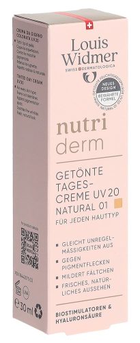 undefined, Louis Widmer Nutriderm getönte Tagescreme UV 20 Natural 30 ml mit Parfum