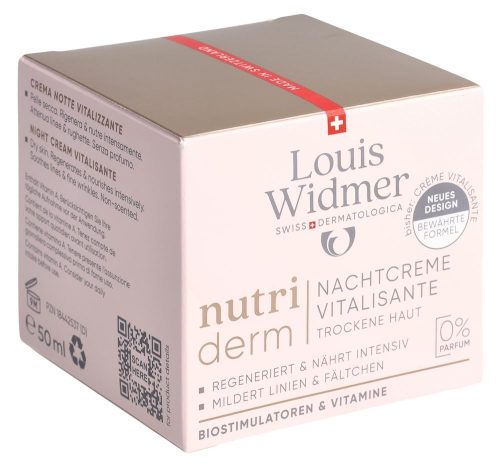undefined, Louis Widmer Nutriderm Nachtcreme Vitalisante 50 ml ohne Parfum
