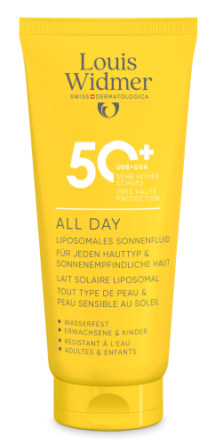 Louis Widmer, Louis Widmer All Day Sonnenfluid LSF50, unparfümiert (200ml)