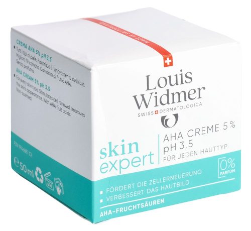Louis Widmer, Louis Widmer - skinexpert AHA Creme 5 % pH 3,5, 50 ml