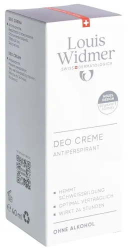 Louis Widmer, Louis Widmer Deo Creme parfümiert (40ml)