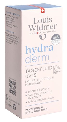 Louis Widmer, Louis Widmer - Tagesfluid UV15 unparfümiert, 50 ml