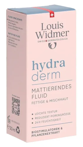 Louis Widmer, Louis Widmer - hydraderm Mattierendes Fluid, 50 ml