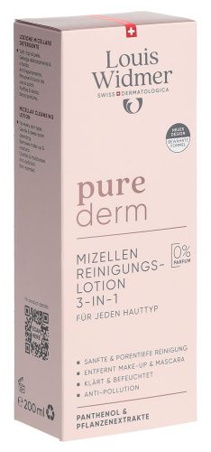 undefined, Louis Widmer Purederm Mizellen Reinigungslotion ohne Parfüm 200 ml