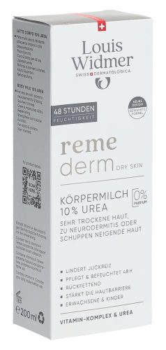 undefined, Louis Widmer Remederm Körpermilch 10 % Urea 200 ml ohne Parfum