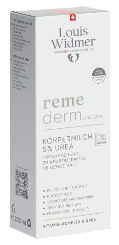 Louis Widmer, Louis Widmer - Remederm Körpermilch 5% UREA unparfümiert
