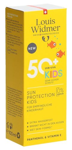 Louis Widmer, Louis Widmer - Sun Protection Kids 50+ ohne Parfum, 100  ml